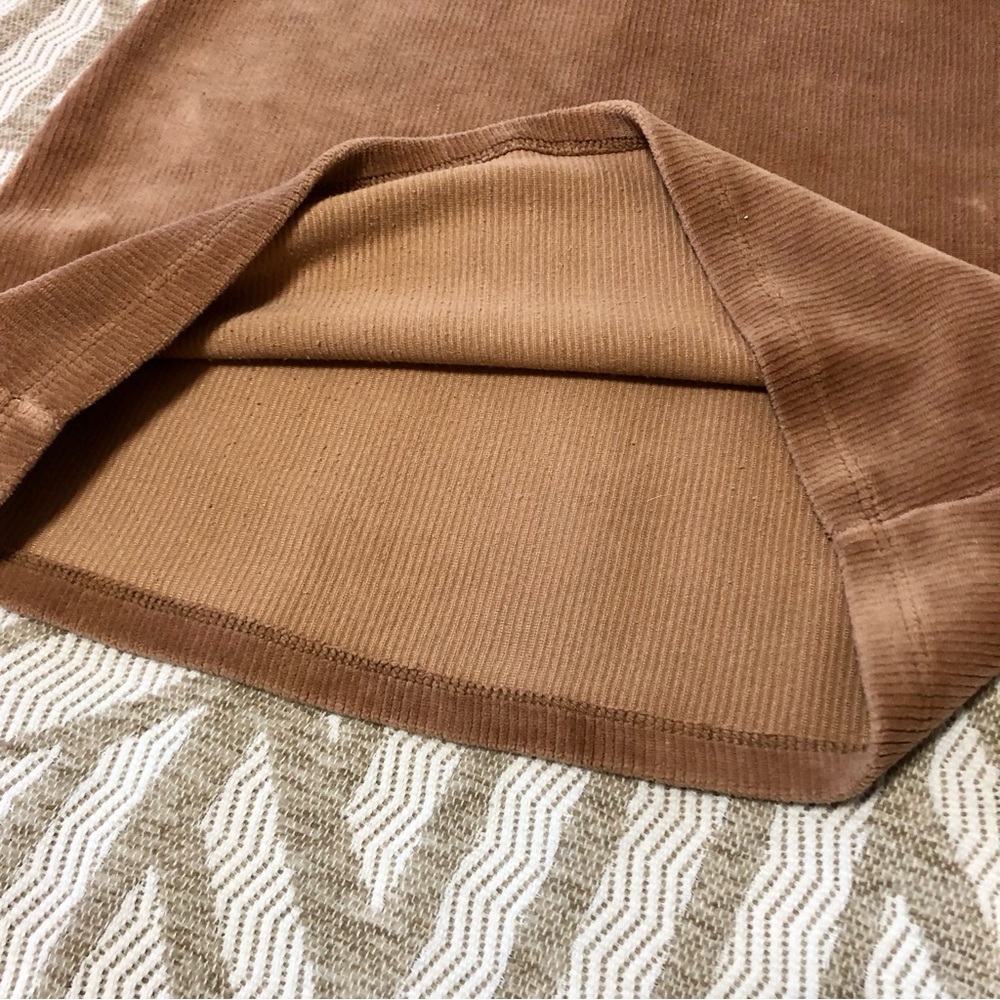 Forever 21 Tan Soft Ribbed Mini Skirt - Picture 7 of 7